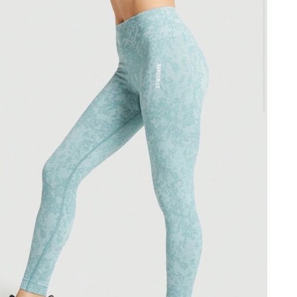 Gymshark green seafoam butt enhancer stretch leggings size Small - Picture 11 of 11